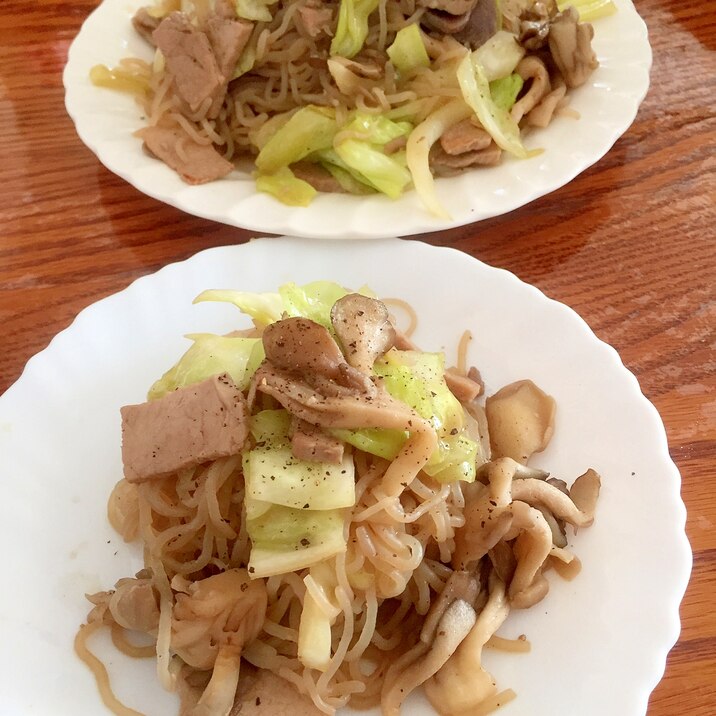 しらたきでダイエットバター醤油パスタ風 レシピ 作り方 By うみぼうず1961 楽天レシピ